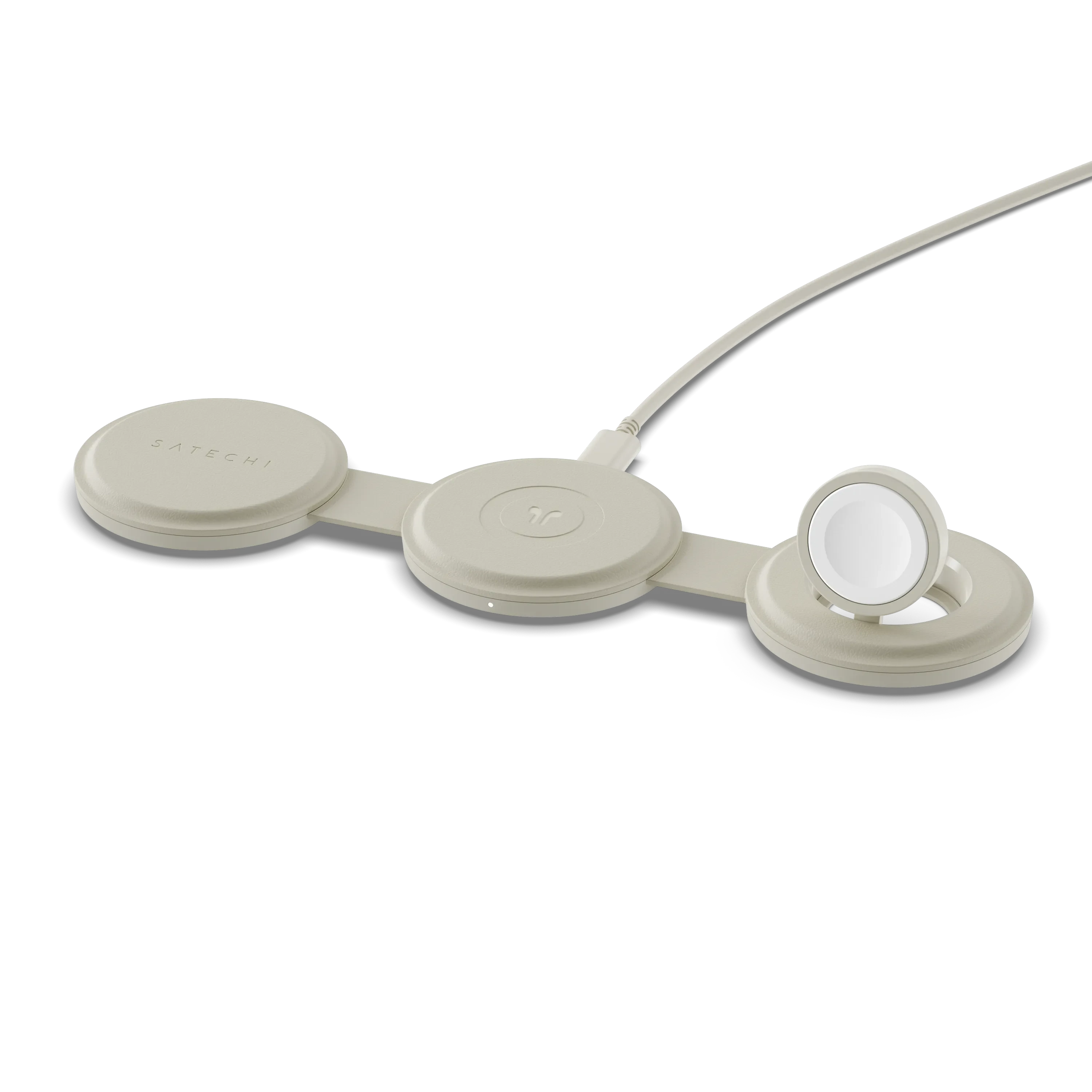 Satechi OntheGo 3-in-1 Wireless Charger - Sand