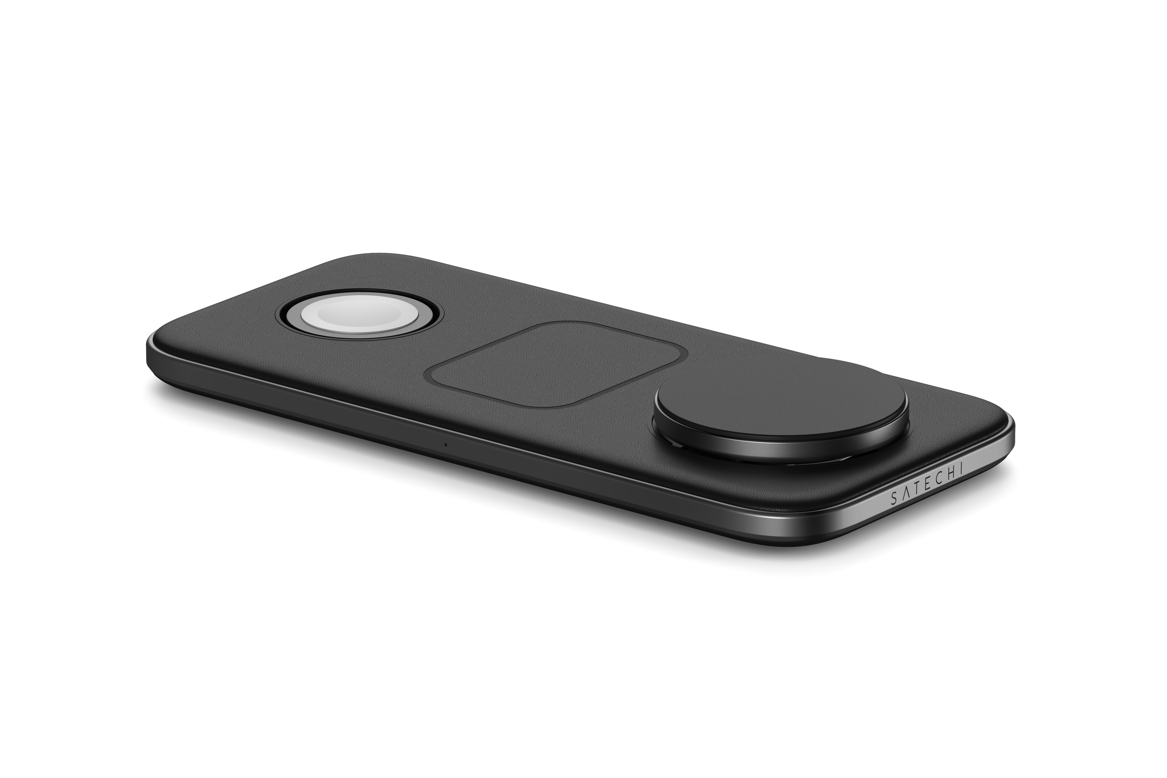 Satechi Qi2 Trio Wireless Charging Pad - with Type A,C,G plugs - Space gray