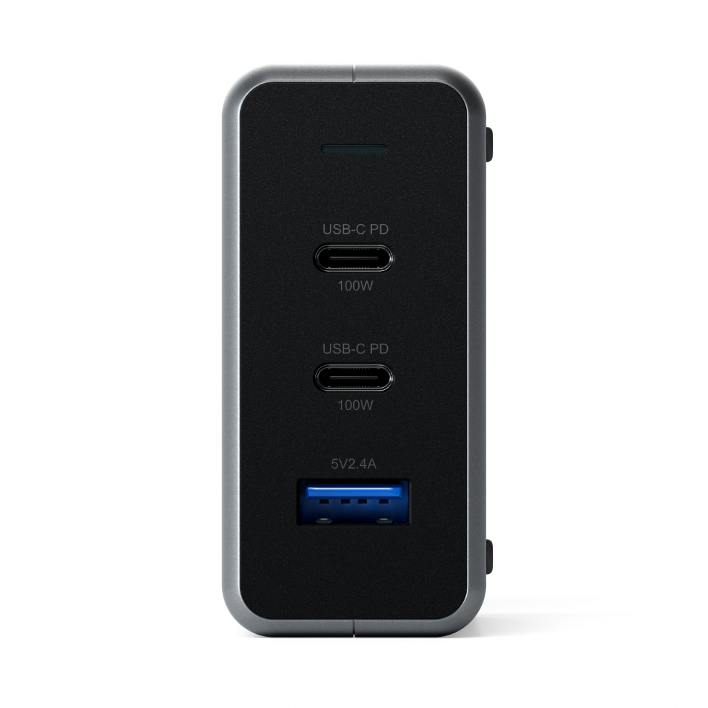 Satechi USB-C PD Compact GAN Charger 100W 1xUSB-C PD,2xUSB-C PD,1xUSB-C PD,1xUSB-A,2x USB-C PD