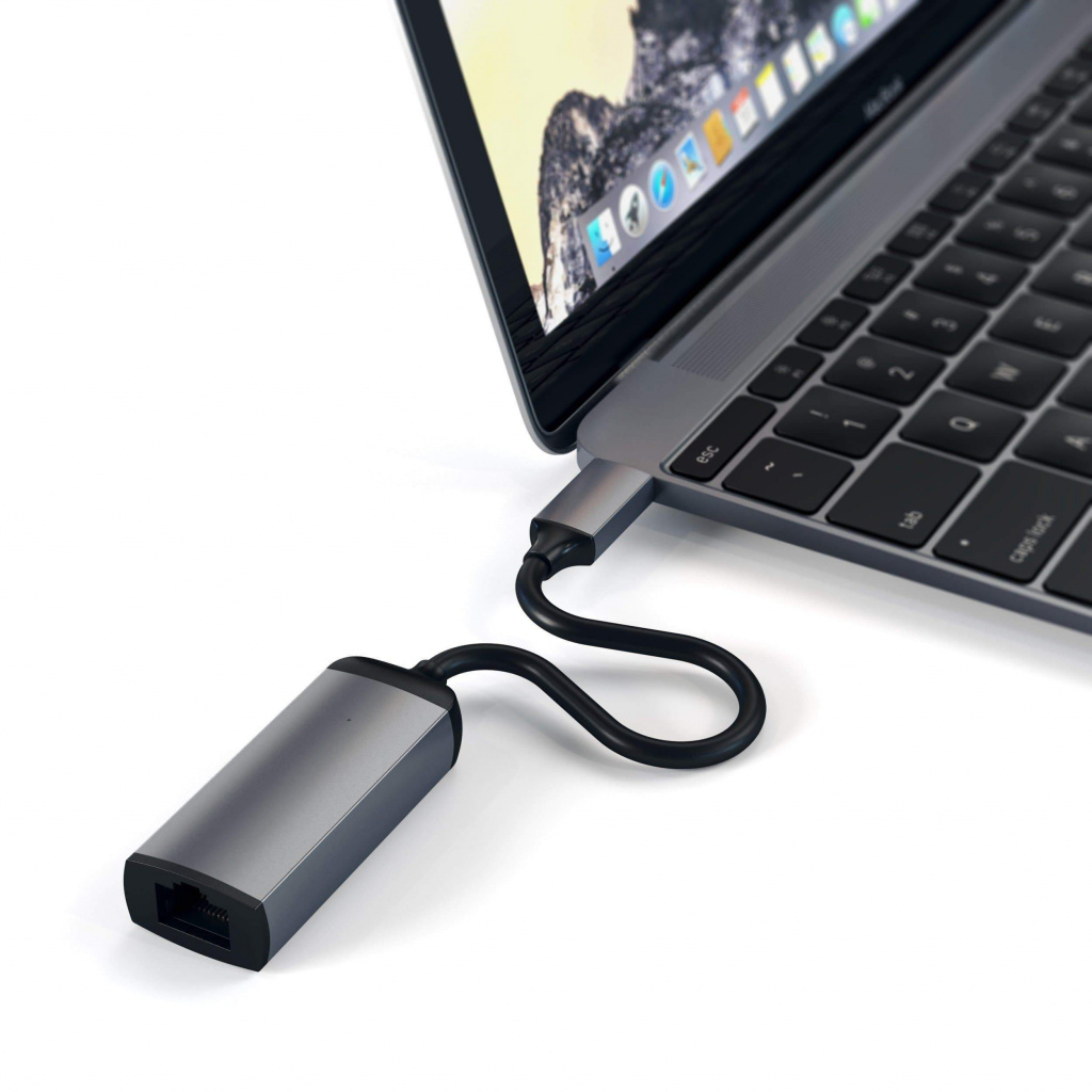 Satechi Aluminium Type-C to Ethernet Adapter - Space Grey