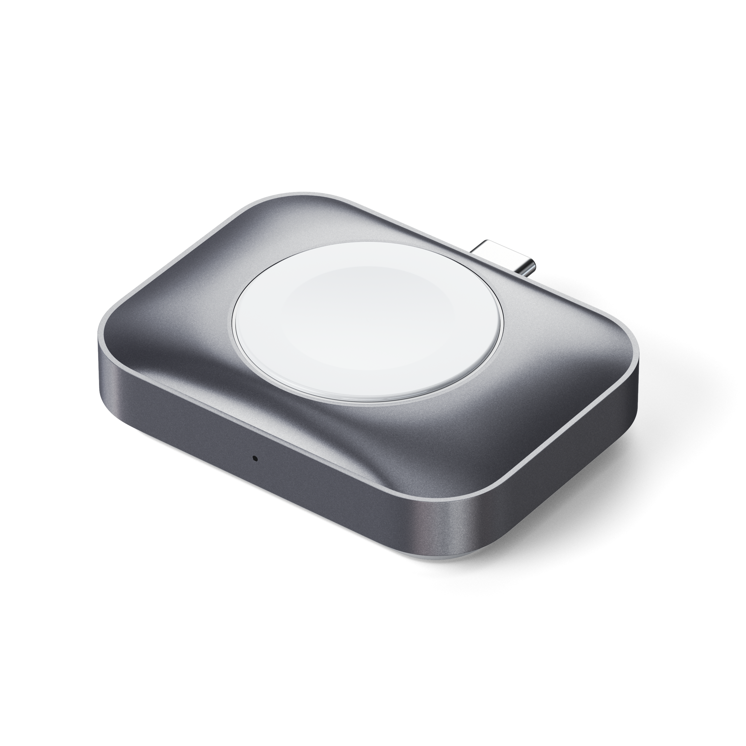 Satechi USB-C 2 in 1 Wireless charging dock for Apple watch and Airpods - Silver