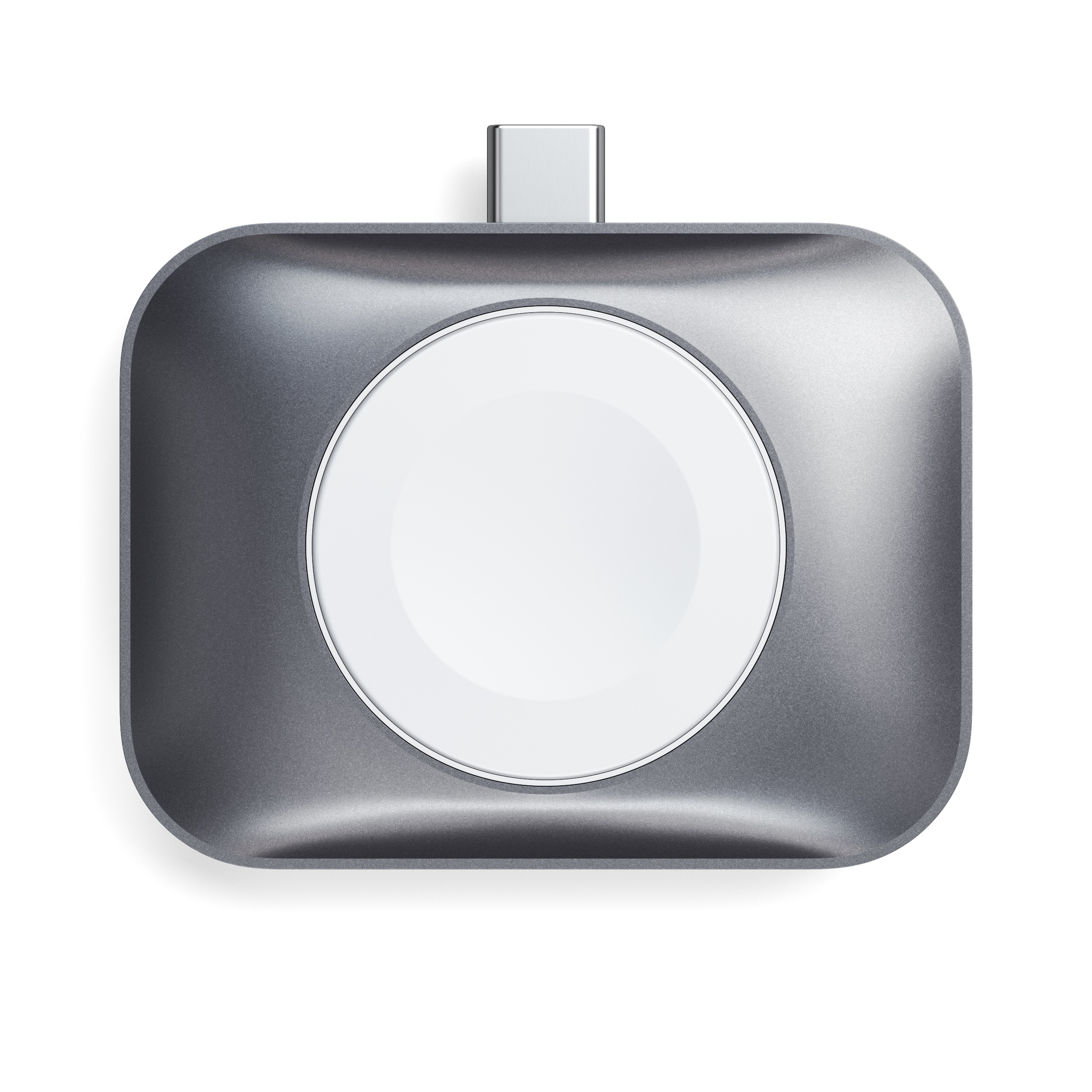 Satechi USB-C 2 in 1 Wireless charging dock for Apple watch and Airpods - Silver