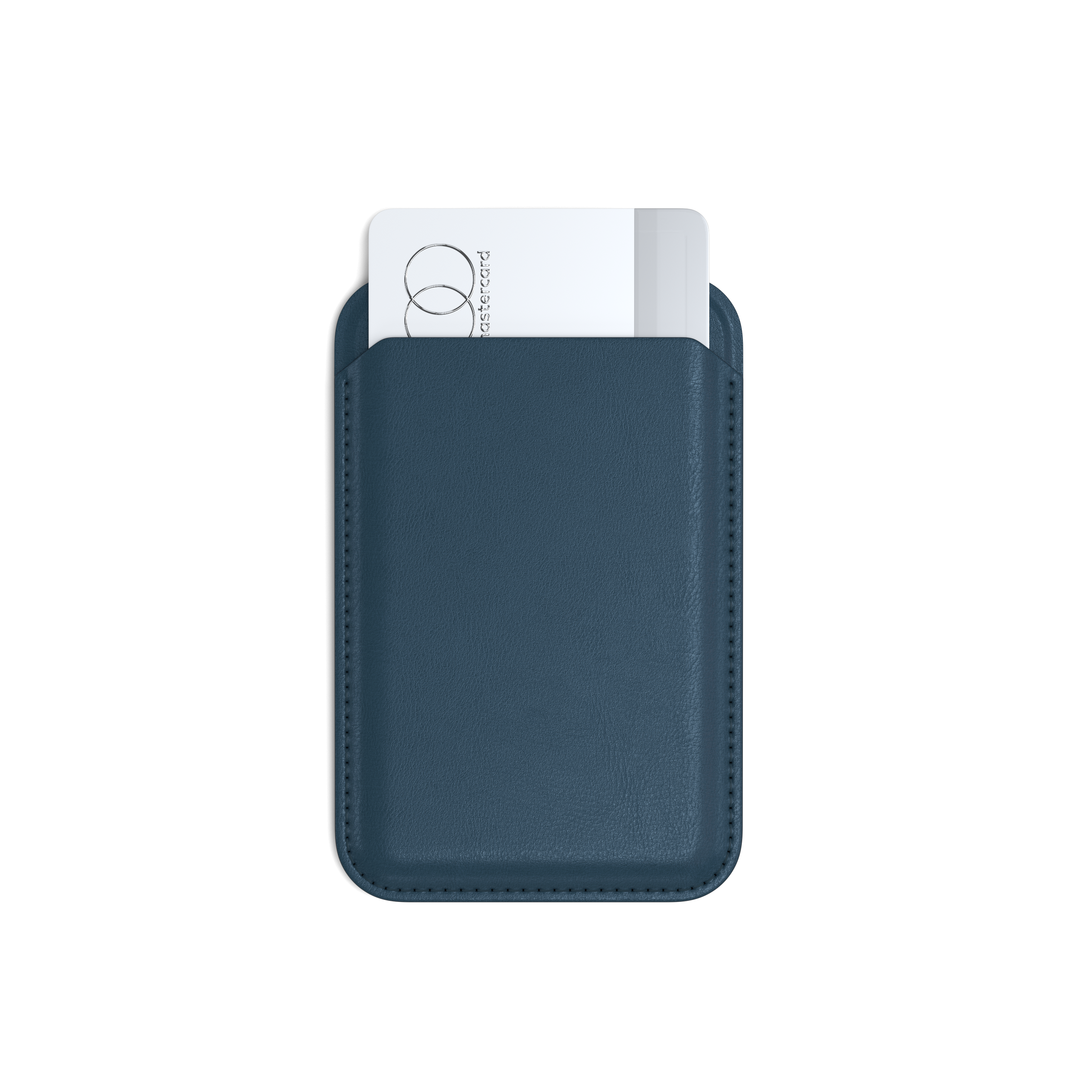 Satechi Vegan-Leather Magnetic Wallet Stand (iPhone 12/13/14/15 all models) - Dark Blue