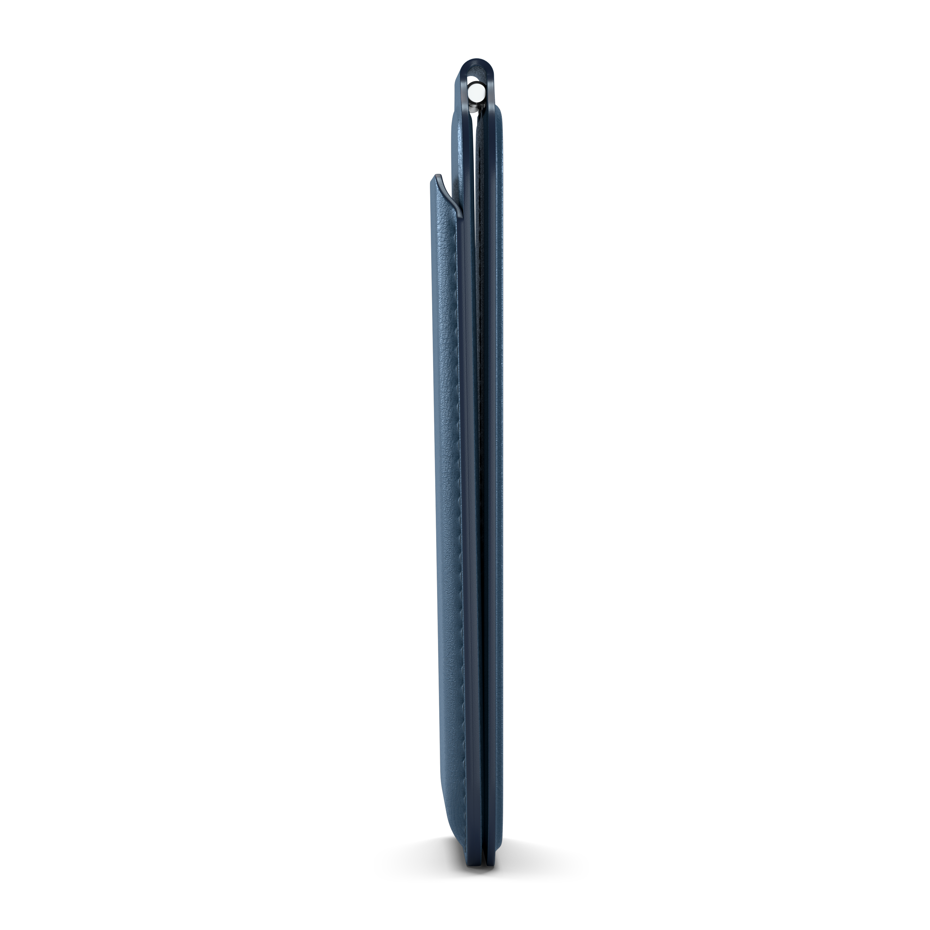 Satechi Vegan-Leather Magnetic Wallet Stand (iPhone 12/13/14/15 all models) - Dark Blue
