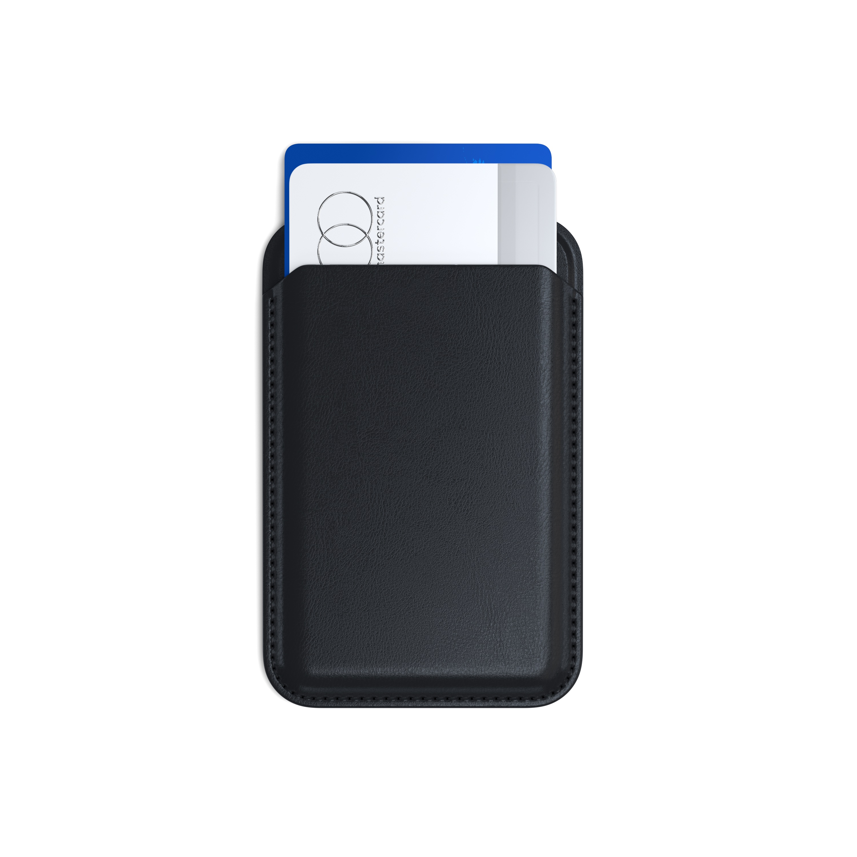 Satechi Vegan-Leather Magnetic Wallet Stand (iPhone 12/13/14/15 all models) - Black