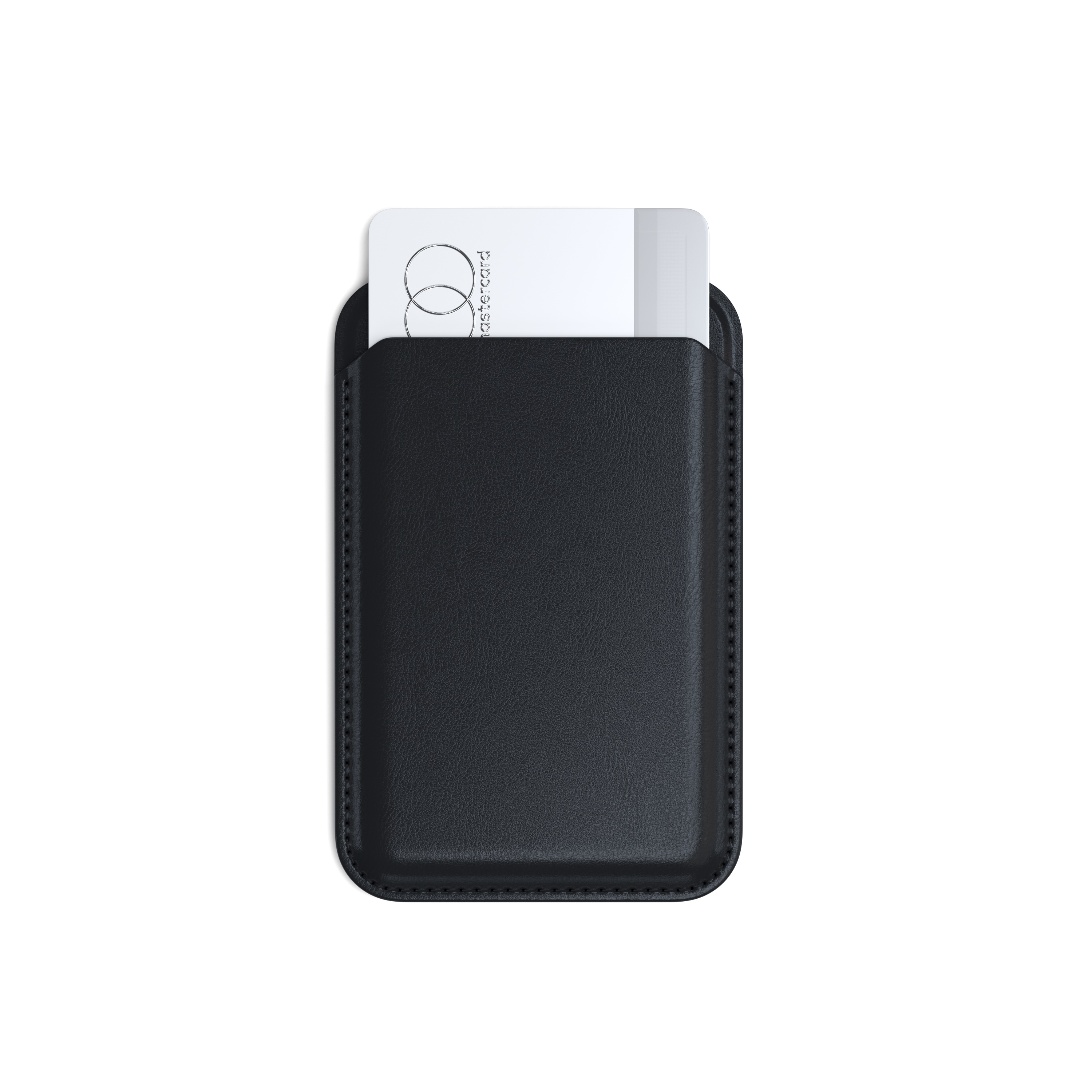 Satechi Vegan-Leather Magnetic Wallet Stand (iPhone 12/13/14/15 all models) - Black