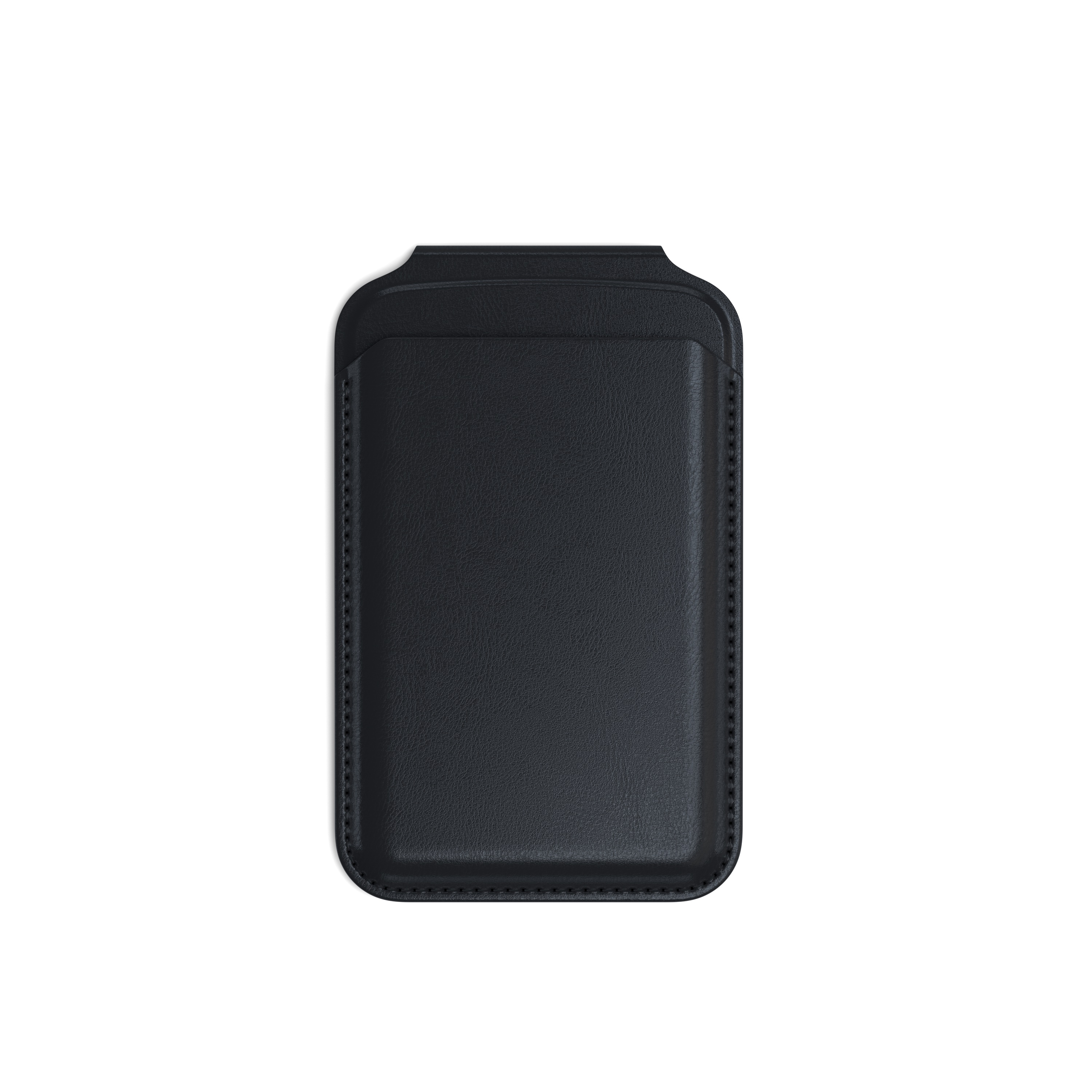 Satechi Vegan-Leather Magnetic Wallet Stand (iPhone 12/13/14/15 all models) - Black
