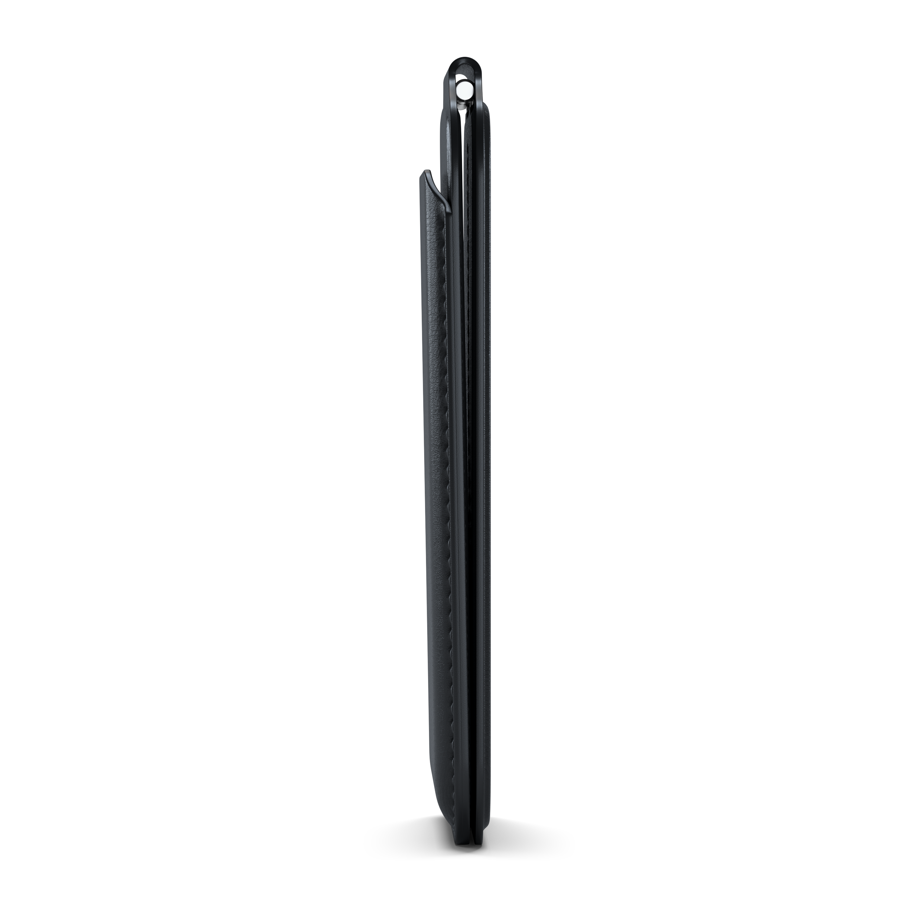 Satechi Vegan-Leather Magnetic Wallet Stand (iPhone 12/13/14/15 all models) - Black