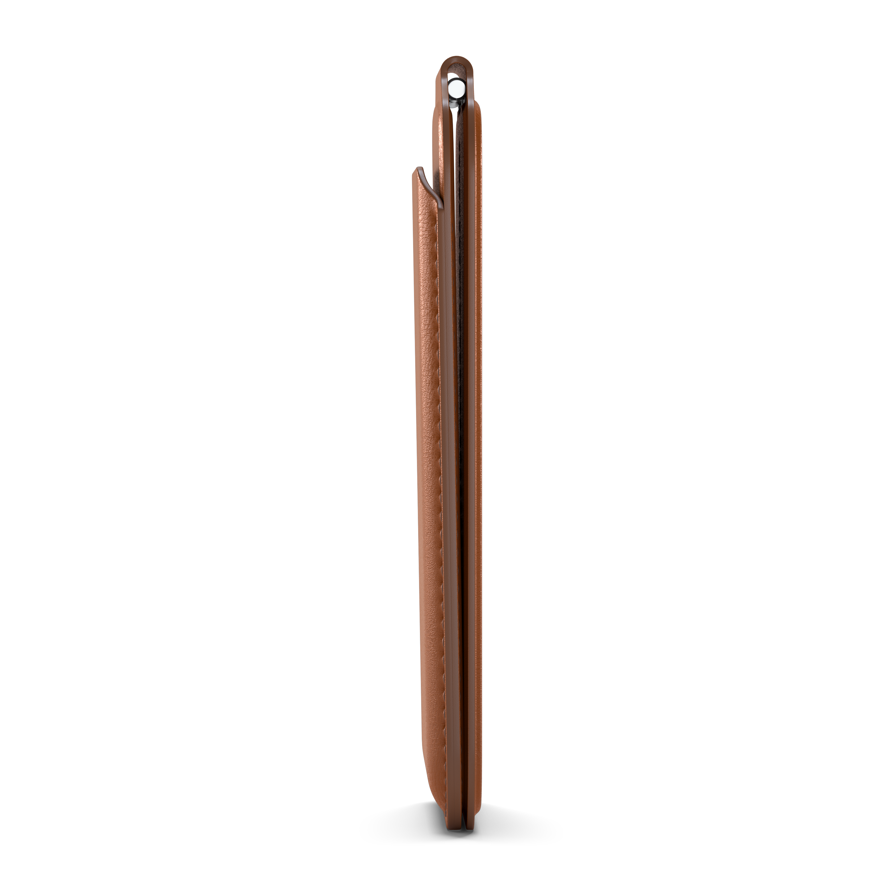 Satechi Vegan-Leather Magnetic Wallet Stand (iPhone 12/13/14/15 all models) - Brown