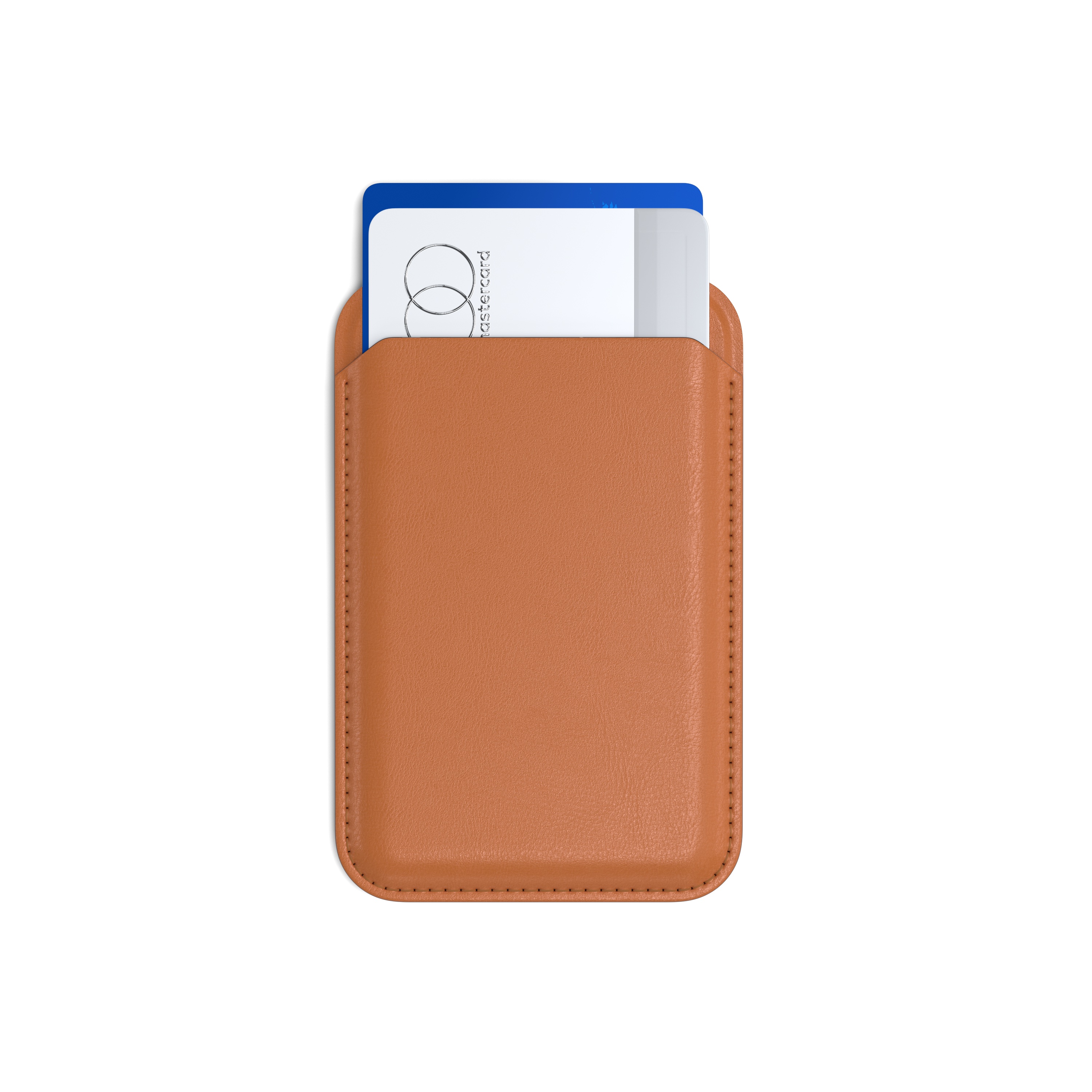 Satechi Vegan-Leather Magnetic Wallet Stand (iPhone 12/13/14/15 all models) - Orange