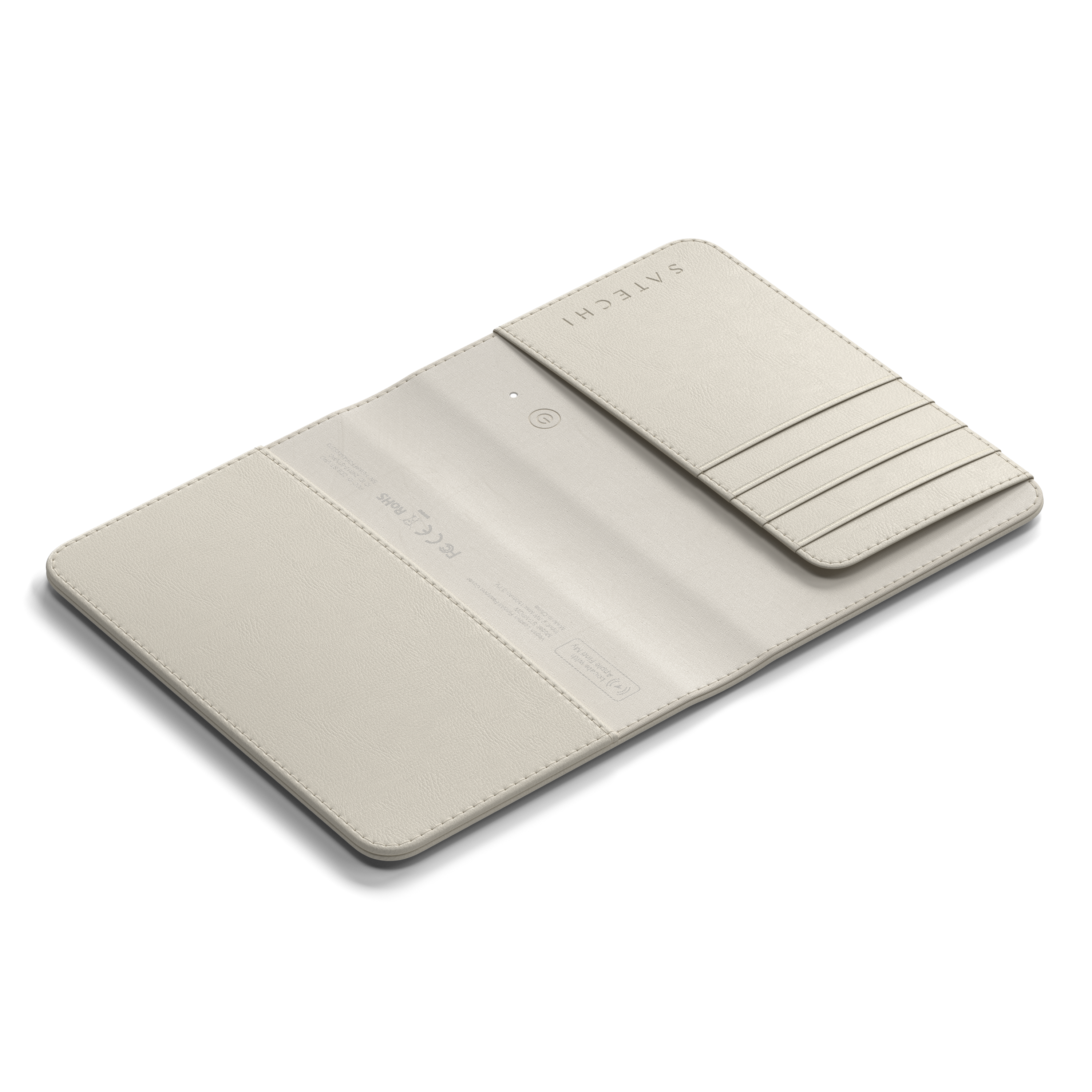 Satechi Vegan-Leather FindAll Passport Cover - Sand