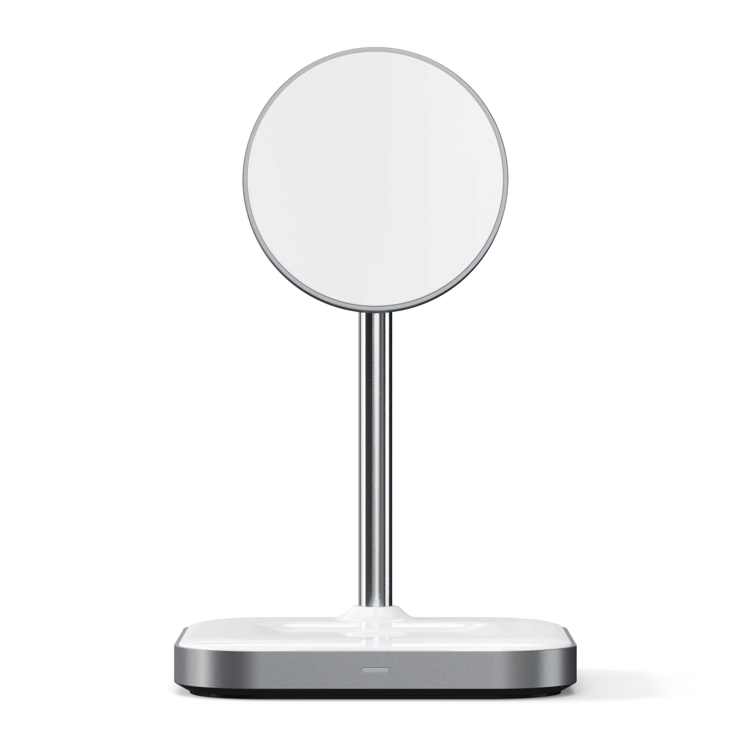 Satechi Aluminium 2-in-1 Magnetic Wireless Charging stand (iPhone 12/13, AirPods Pro, USB-C cable included) - White