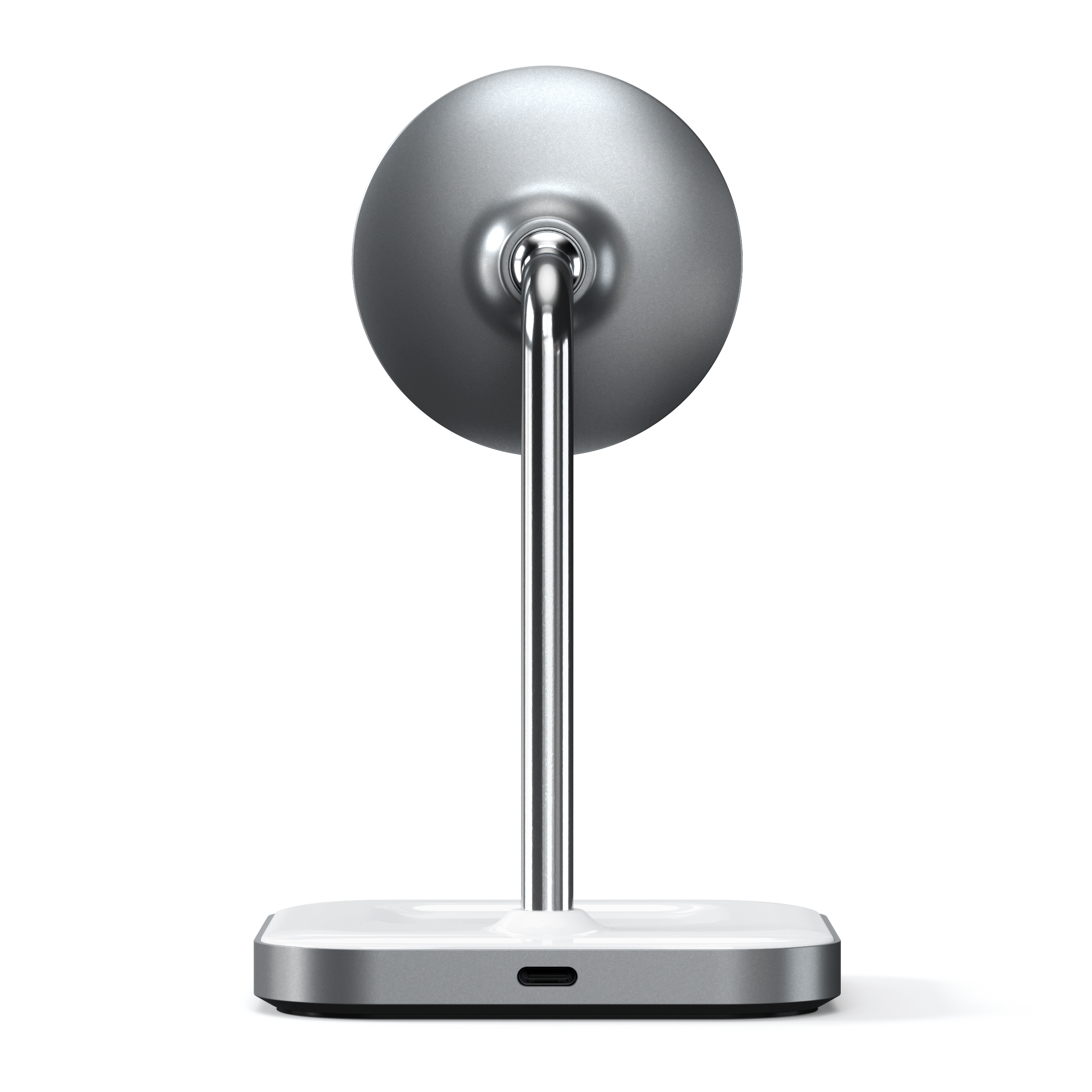 Satechi Aluminium 2-in-1 Magnetic Wireless Charging stand (iPhone 12/13, AirPods Pro, USB-C cable included) - White