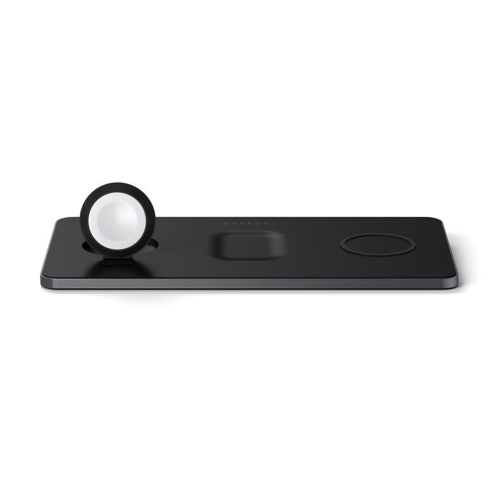 Satechi Trio Wireless Charging Pad (Apple Watch, Airpods, iPhone) - Black