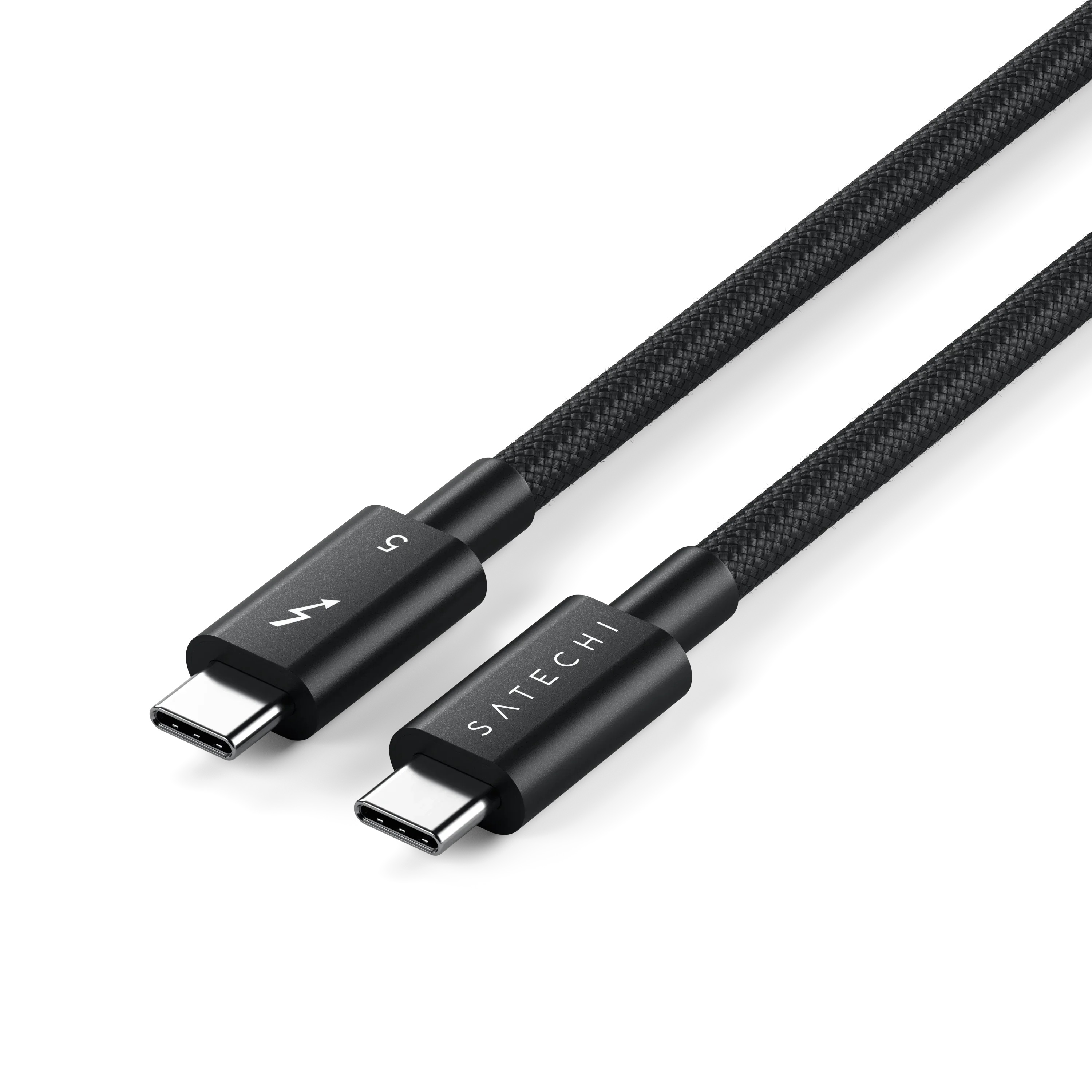 Satechi Thunderbolt 5 Pro Braided Cable 1m (PD240W,80Gpbs data,8K Video) - Space Black [2]