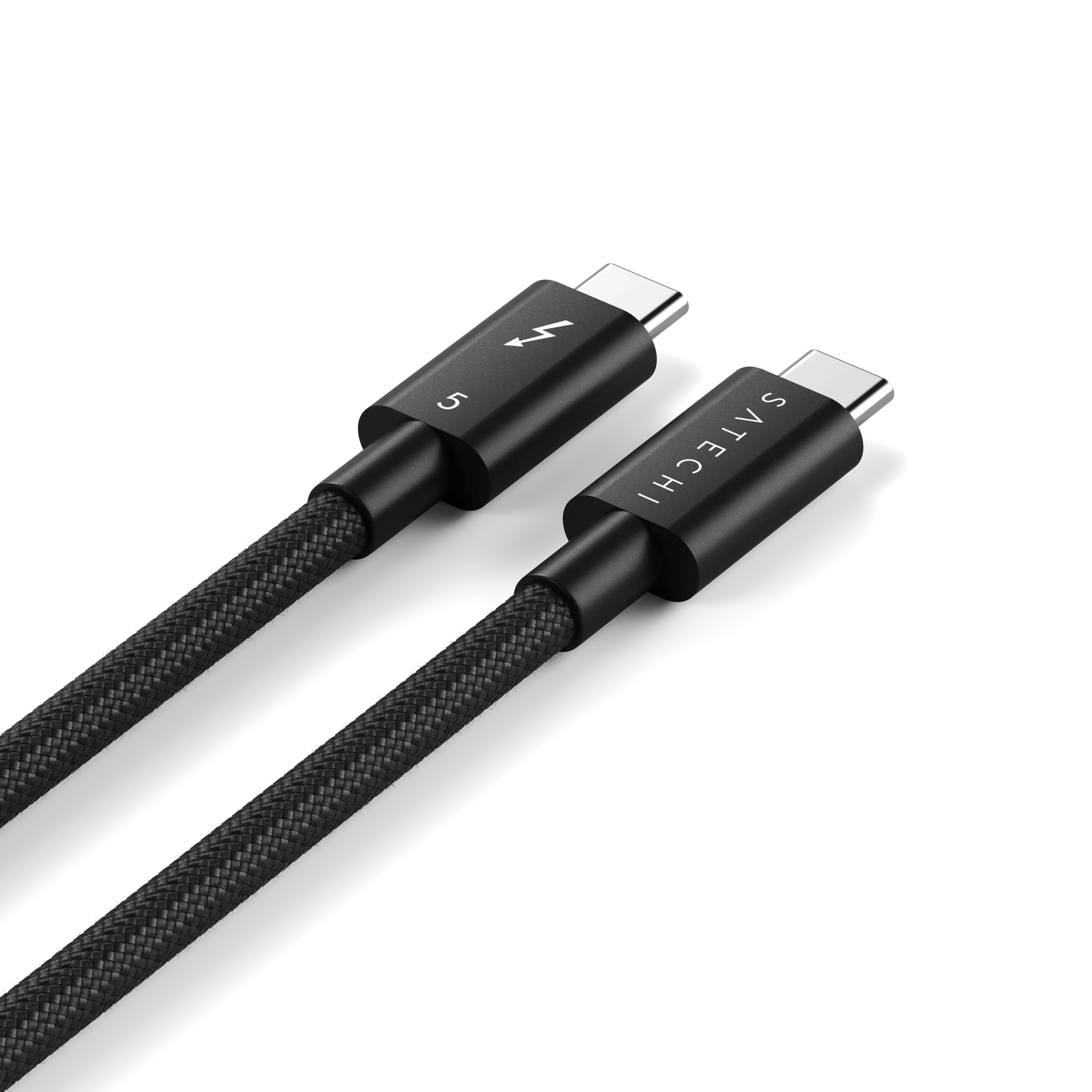 Satechi Thunderbolt 5 Pro Braided Cable 1m (PD240W,80Gpbs data,8K Video) - Space Black [4]