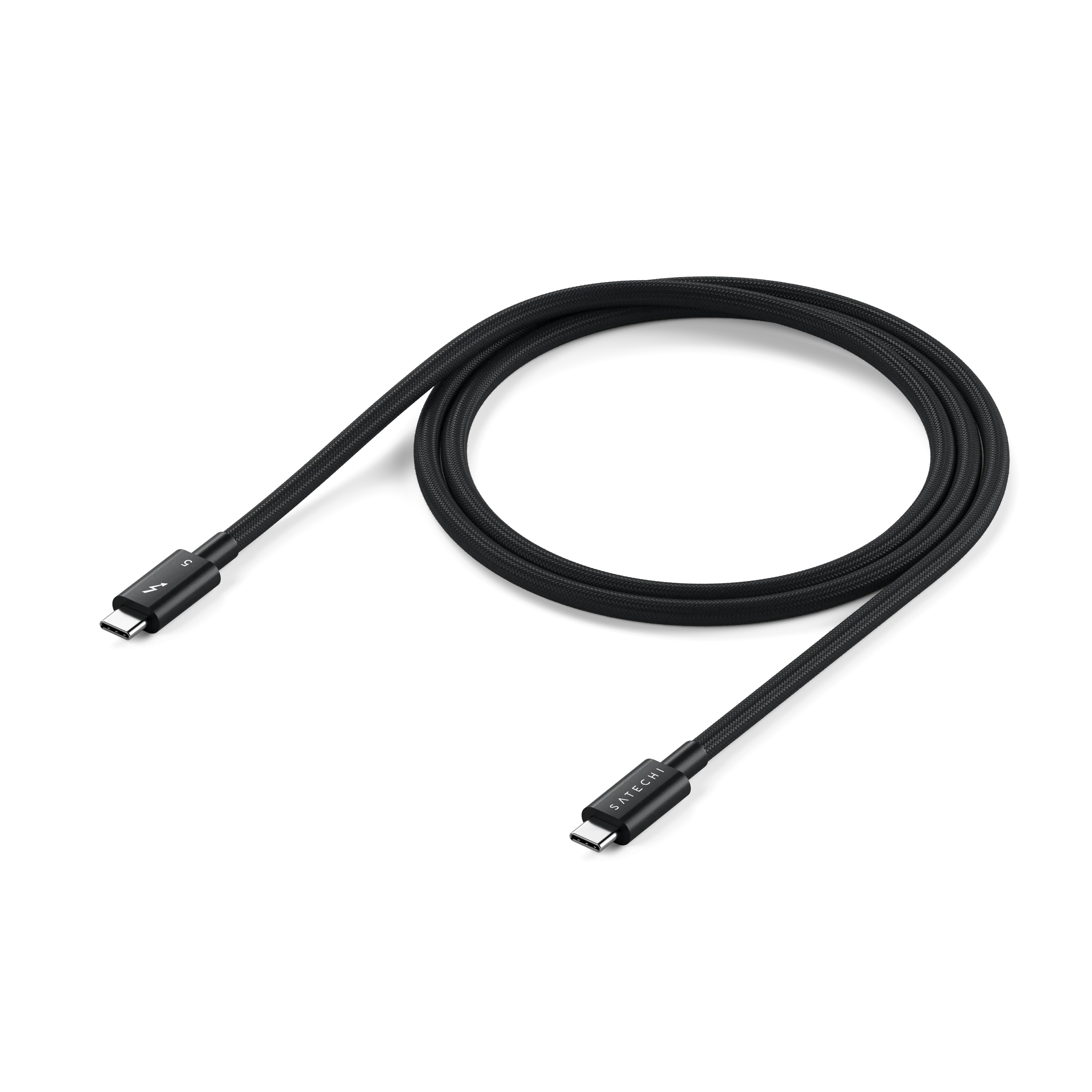 Satechi Thunderbolt 5 Pro Braided Cable 1m (PD240W,80Gpbs data,8K Video) - Space Black [3]