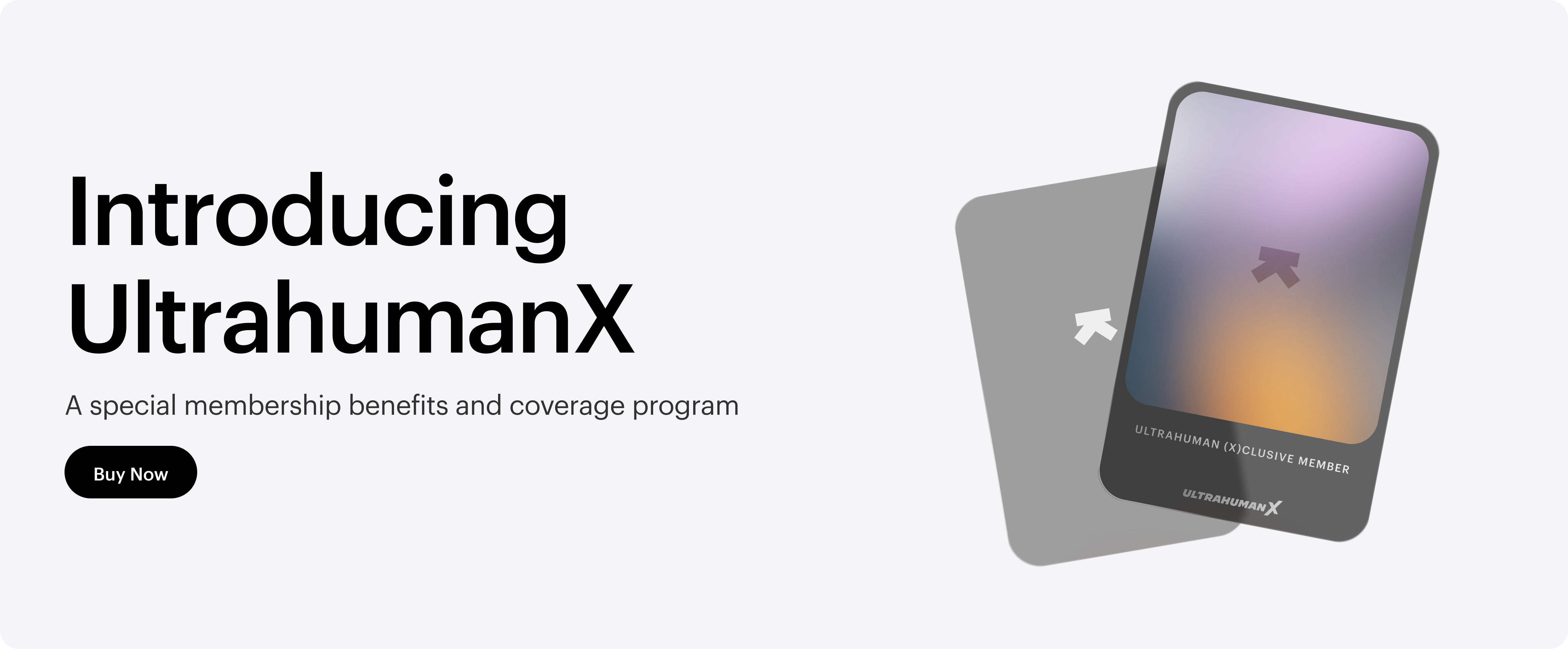 Ultrahuman 2 years warranty card (UltrahumanX Membership)