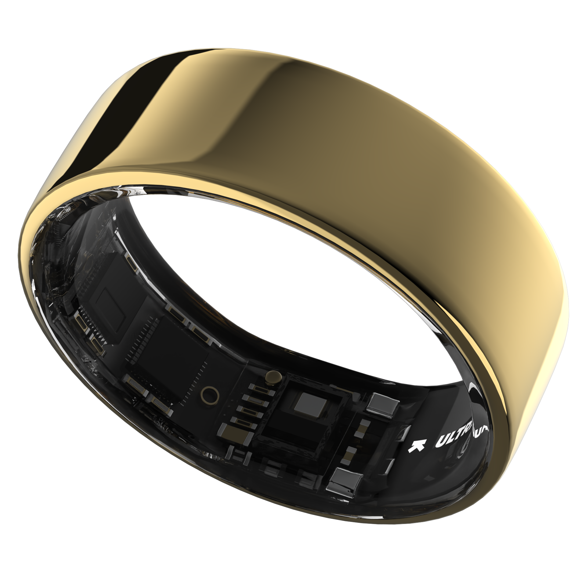 Ultrahuman Ring Air - Smart Ring, Charger, USB Cable / Size-06- Air_Gold