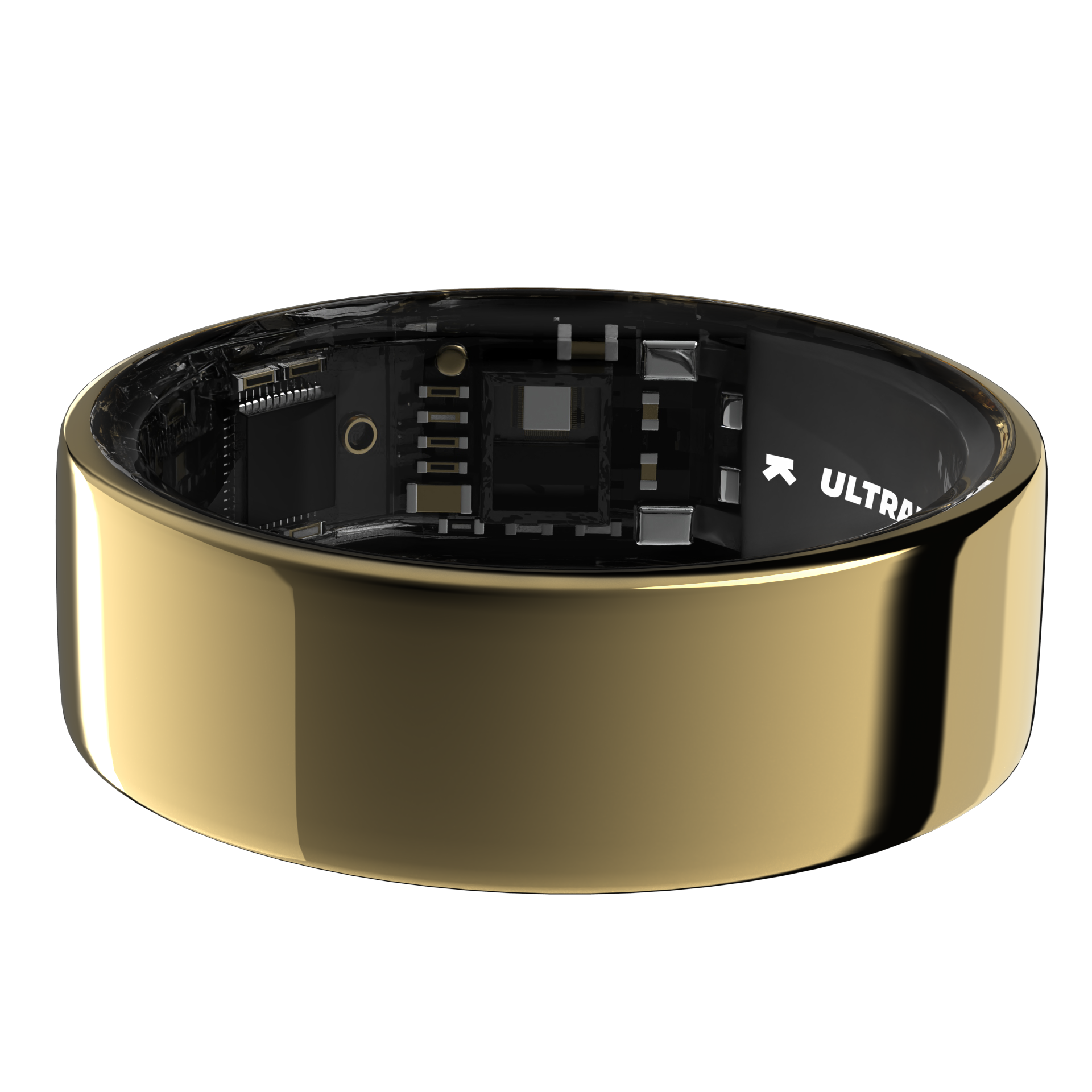 Ultrahuman Ring Air - Smart Ring, Charger, USB Cable / Size-11- Air_Gold