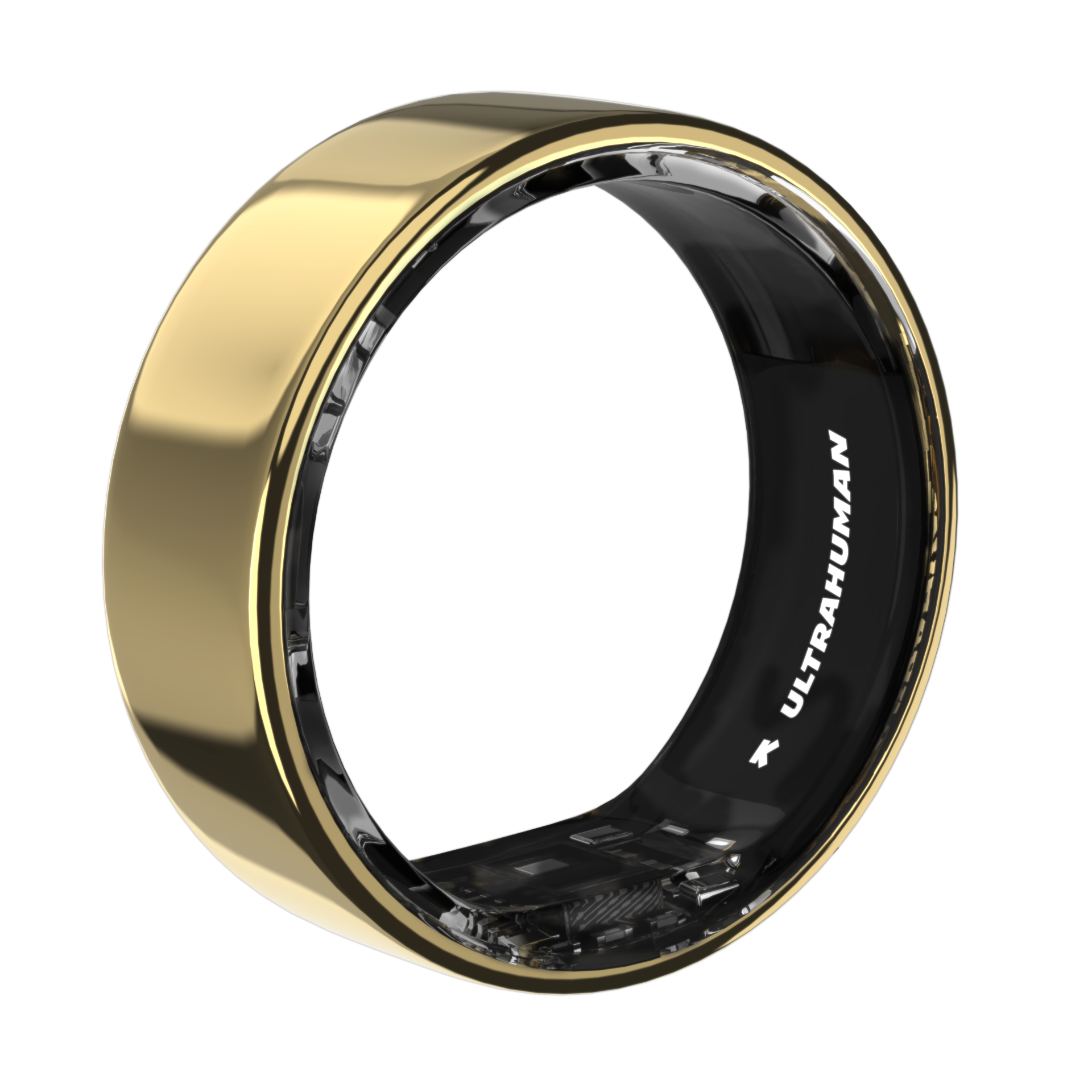 Ultrahuman Ring Air - Smart Ring, Charger, USB Cable / Size-07- Air_Gold
