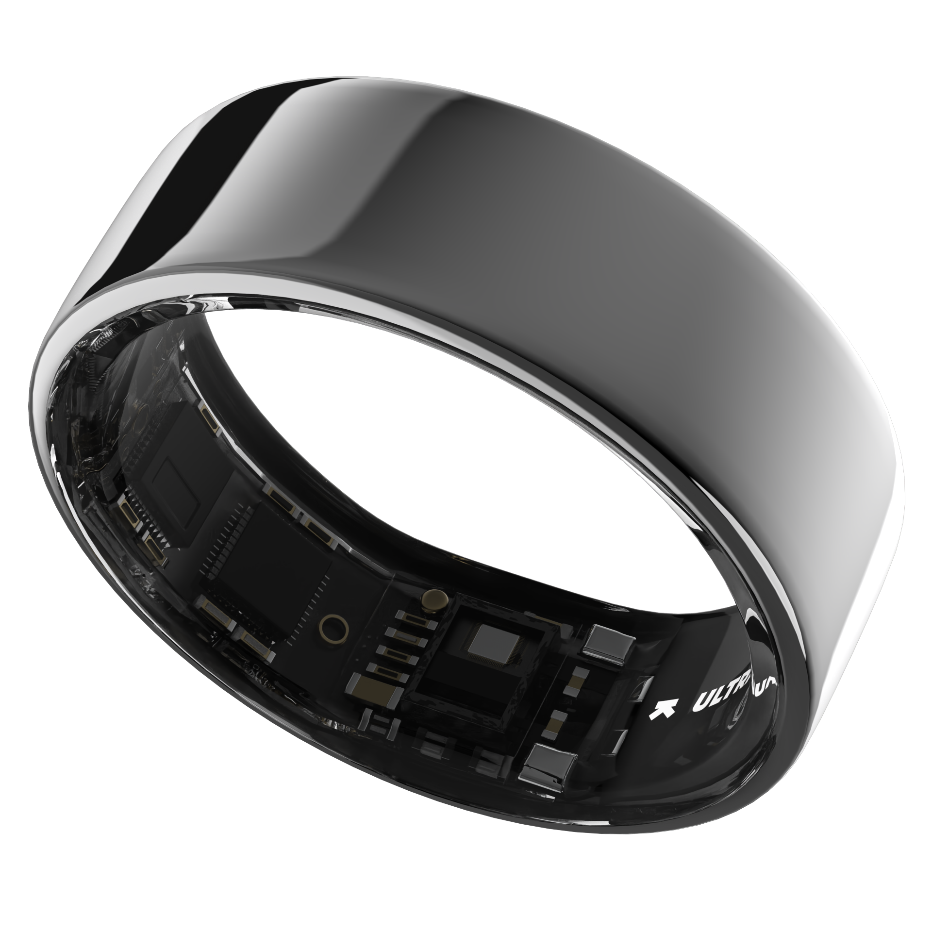 Ultrahuman Ring Air - Smart Ring, Charger, USB Cable / Size-10- Air_Silver