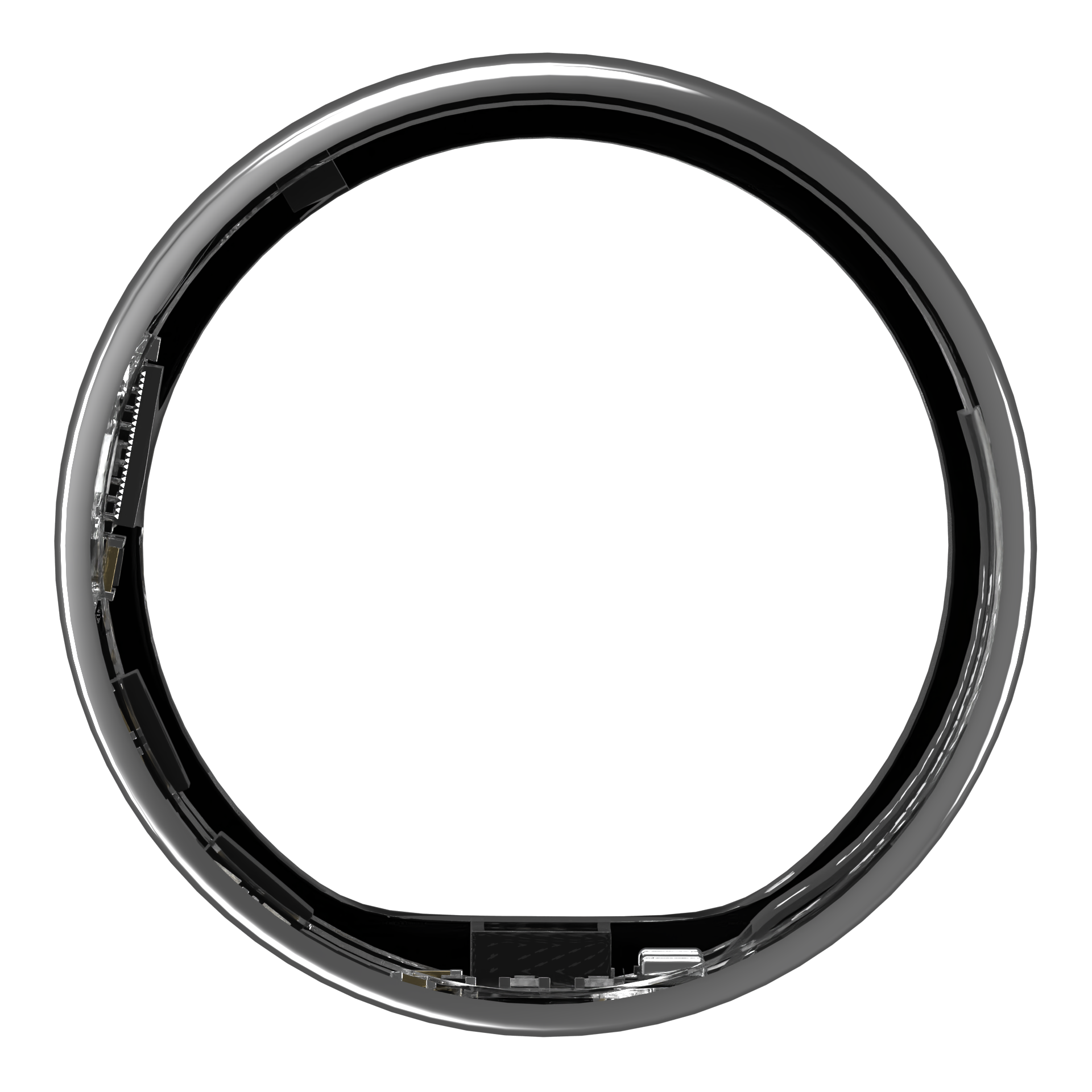 Ultrahuman Ring Air - Smart Ring, Charger, USB Cable / Size-07- Air_Silver
