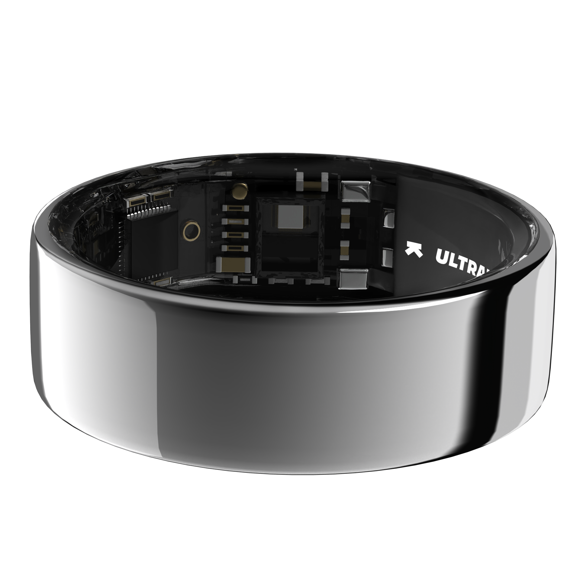 Ultrahuman Ring Air - Smart Ring, Charger, USB Cable / Size-10- Air_Silver