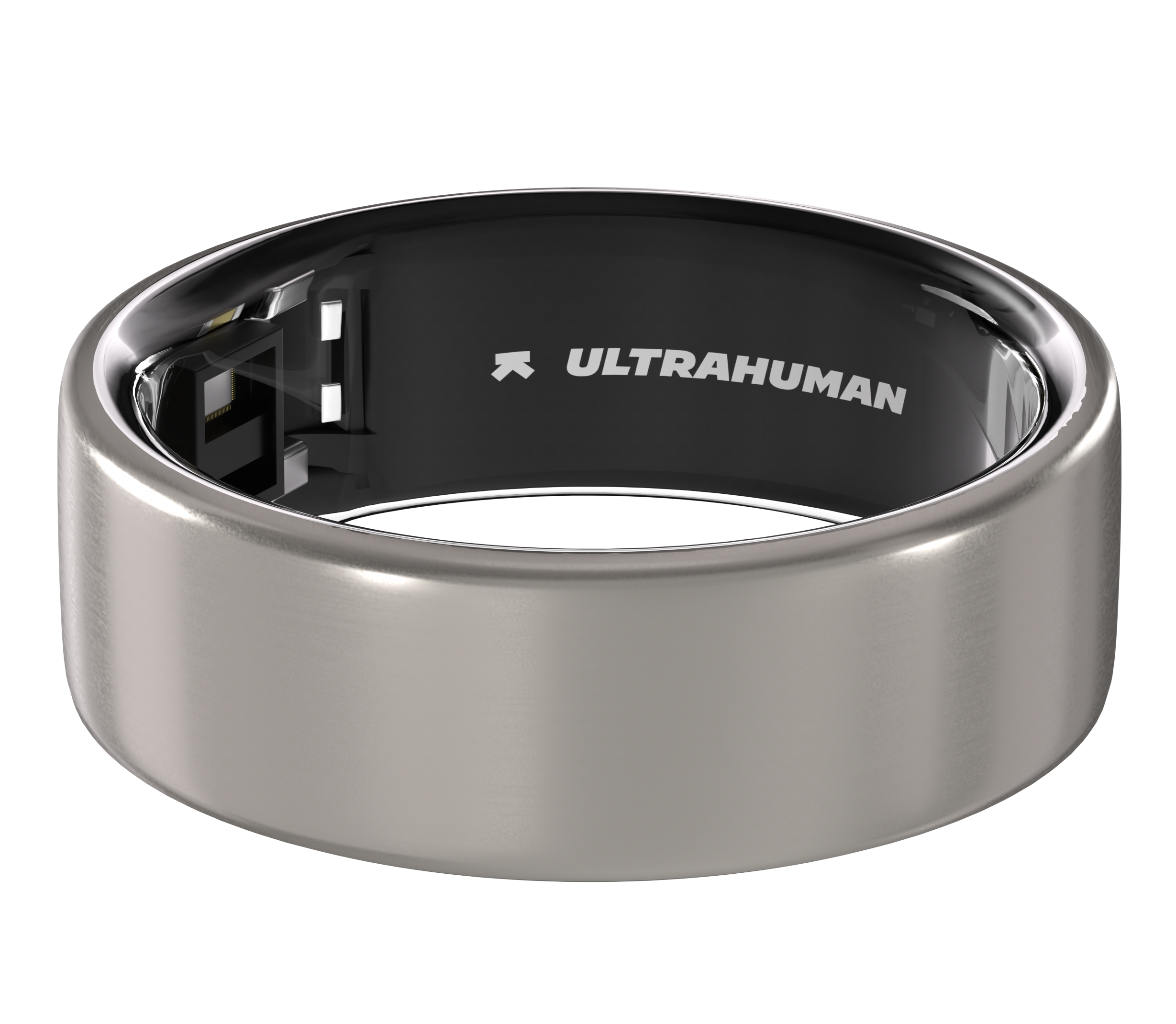 Ultrahuman Ring Air - Smart Ring, Charger, USB Cable / Size-05- Raw_Titanium