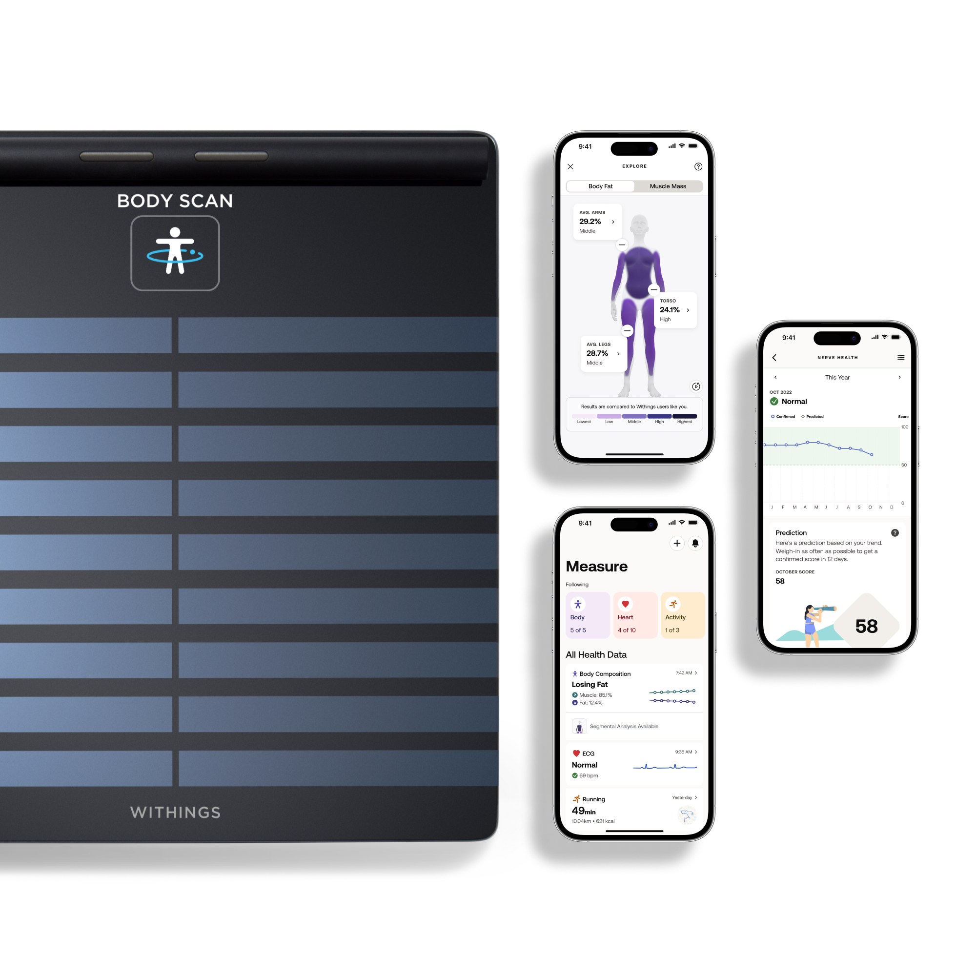 Withings Body Scan Connected Health Station - Black