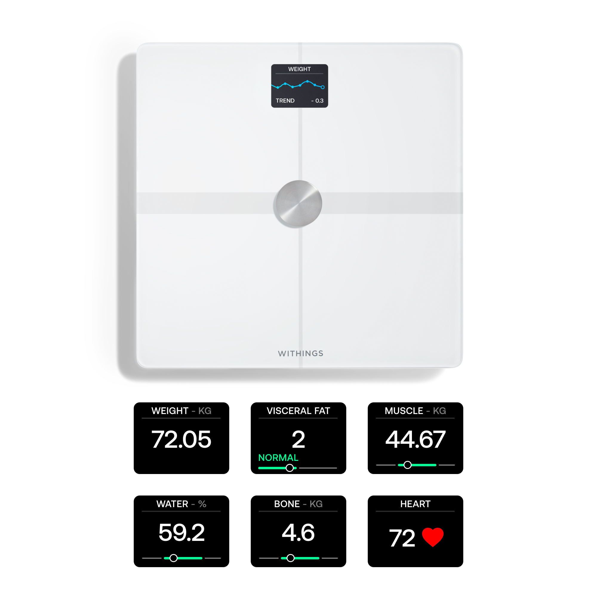 Withings Body Smart Advanced Body Composition Wi-Fi Scale - White