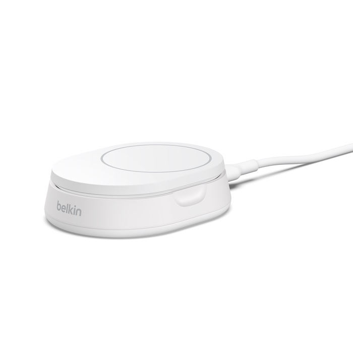 Belkin BOOSTCHARGE PRO Convertible Qi2 15w Magnetic Charging Stand, w/PSU - White