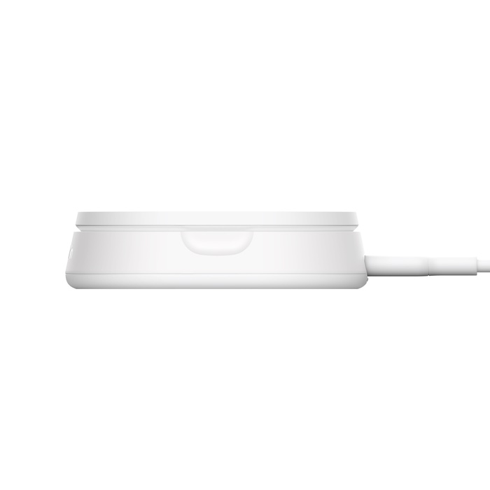Belkin BOOSTCHARGE PRO Convertible Qi2 15w Magnetic Charging Stand, w/PSU - White