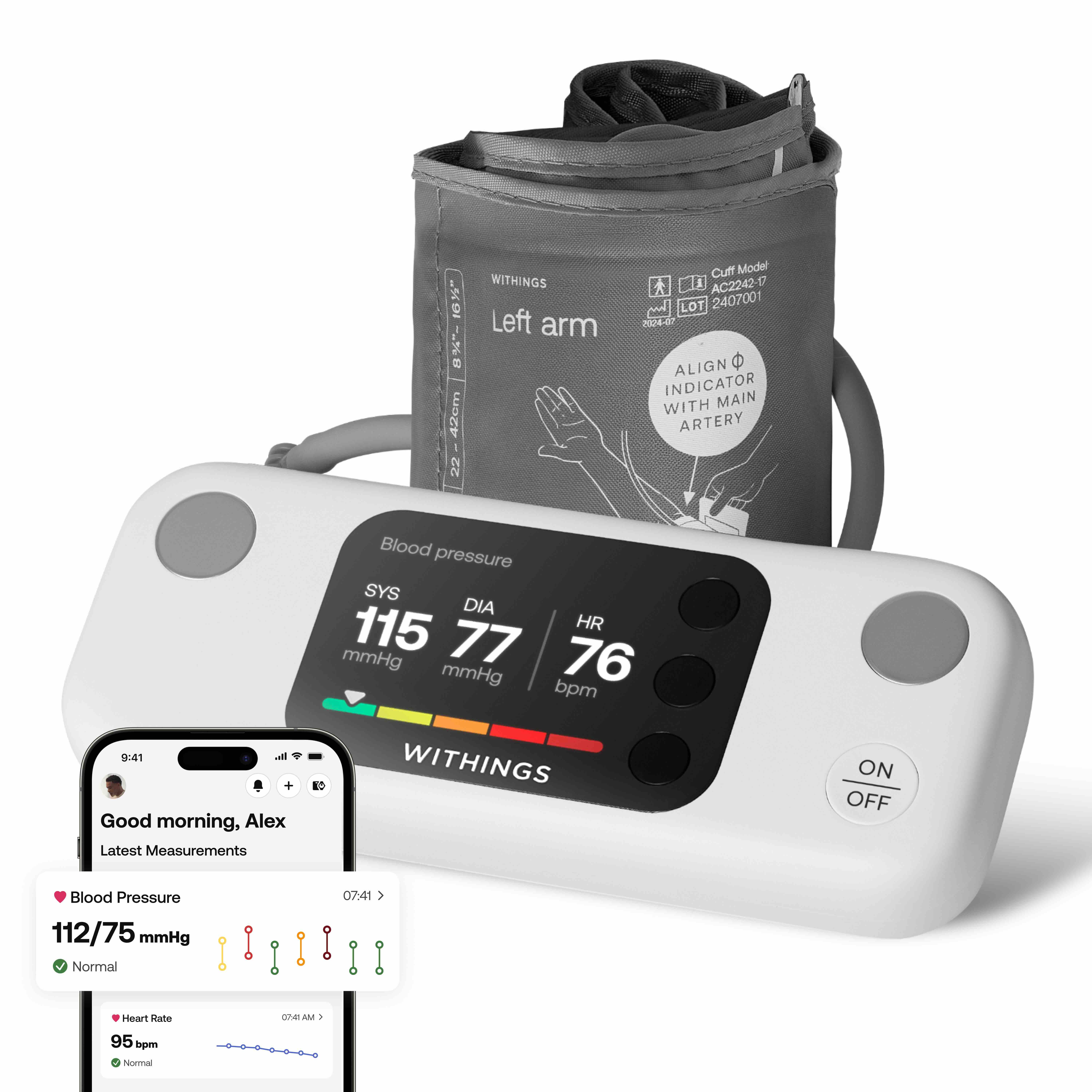 Withings Smart Blood Pressure Monitor BPM Vision