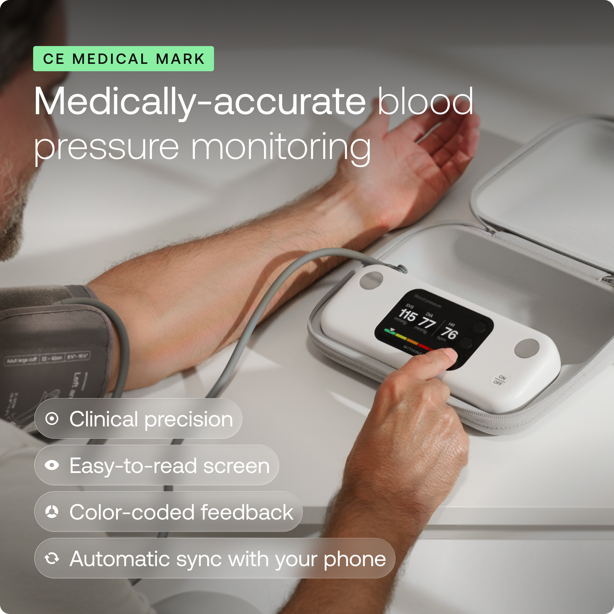 Withings Smart Blood Pressure Monitor BPM Vision