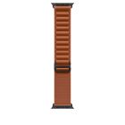 Apple Watch 49mm Loop:  Terra Cotta Alpine Loop - Large - Black Titanium Finish