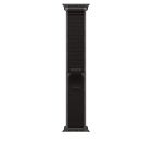 Apple Watch 49mm Loop:  Black/Charcoal Trail Loop - M/L - Black Titanium Finish