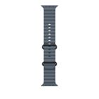 Apple Watch 49mm Band:  Anchor Blue Ocean Band - Black Titanium Finish
