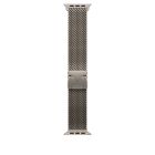 Apple Watch 49mm Loop:  Natural Titanium Milanese Loop - Large