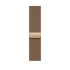 Apple Watch 46mm Loop:  Gold Milanese Loop - M/L
