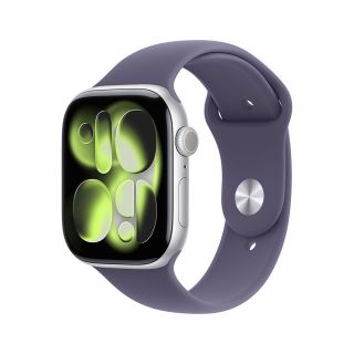 Apple Watch S11 Cellular 42mm Silver Aluminium Case with Purple Fog Sport Band - S/M (Demo)