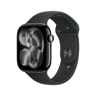 Apple Watch S11 GPS 42mm Jet Black Aluminium Case with Black Sport Band - M/L (Demo)