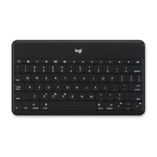 Logitech Keys-to-go Ultra-light, Ultra-Portable Bluetooth Keyboard for iPhone, iPad, Apple TV and Mac - Black - UK