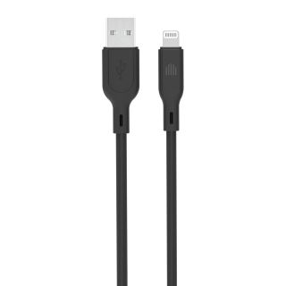 Dviced Cable USB-A to Lightning silicone 1,25m - Black