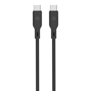 Dviced Cable USB-C to USB-C silicone 1,25m - Black