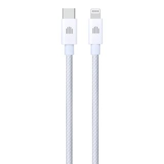 Dviced Cable USB-C to Lightning Nylon Textile 1,25m - White