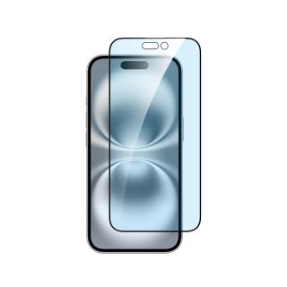 Dviced anti-blue light tempered glass screen protector edge to edge for iPhone 16 with applicator