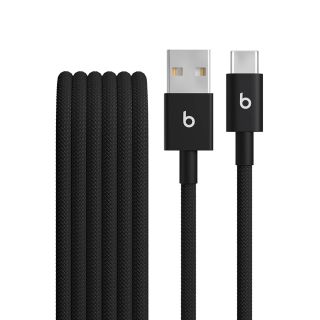Beats USB-A to USB-C Woven Cable (1.5 m) - Bolt Black