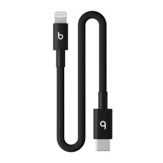 Beats USB-C to Lightning Woven Short Cable (20 cm) - Bolt Black