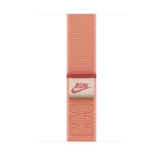 Apple Watch 46mm Loop: Alpenglow Pink Nike Sport Loop
